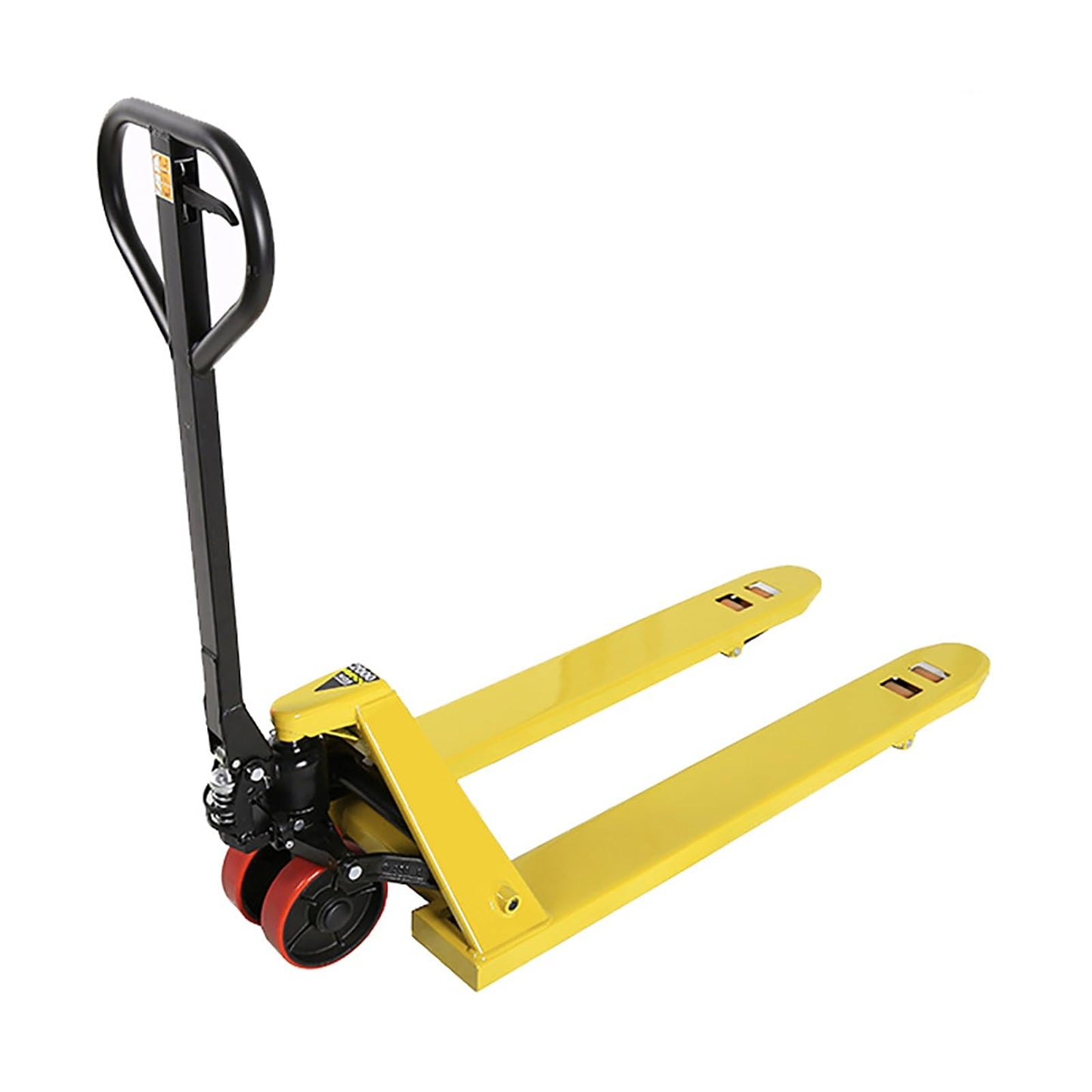 High Capacity Pallet Jack with48x 27in,3000KG. Capacity, Manual Truck for Warehouse, Manufacturing and Retail, Yellow Powder-Coated Surface Finish(122x68.5x20cm)
