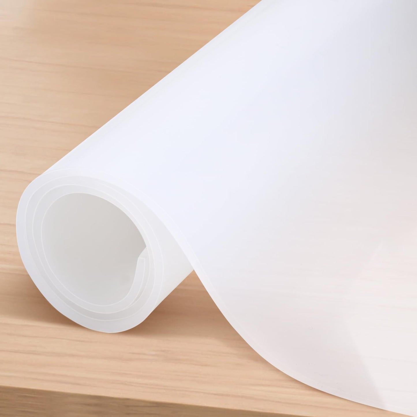 Translucent Silicone Rubber Sheet (Translucent, 12" W x 12" L x 1/8" Thick)