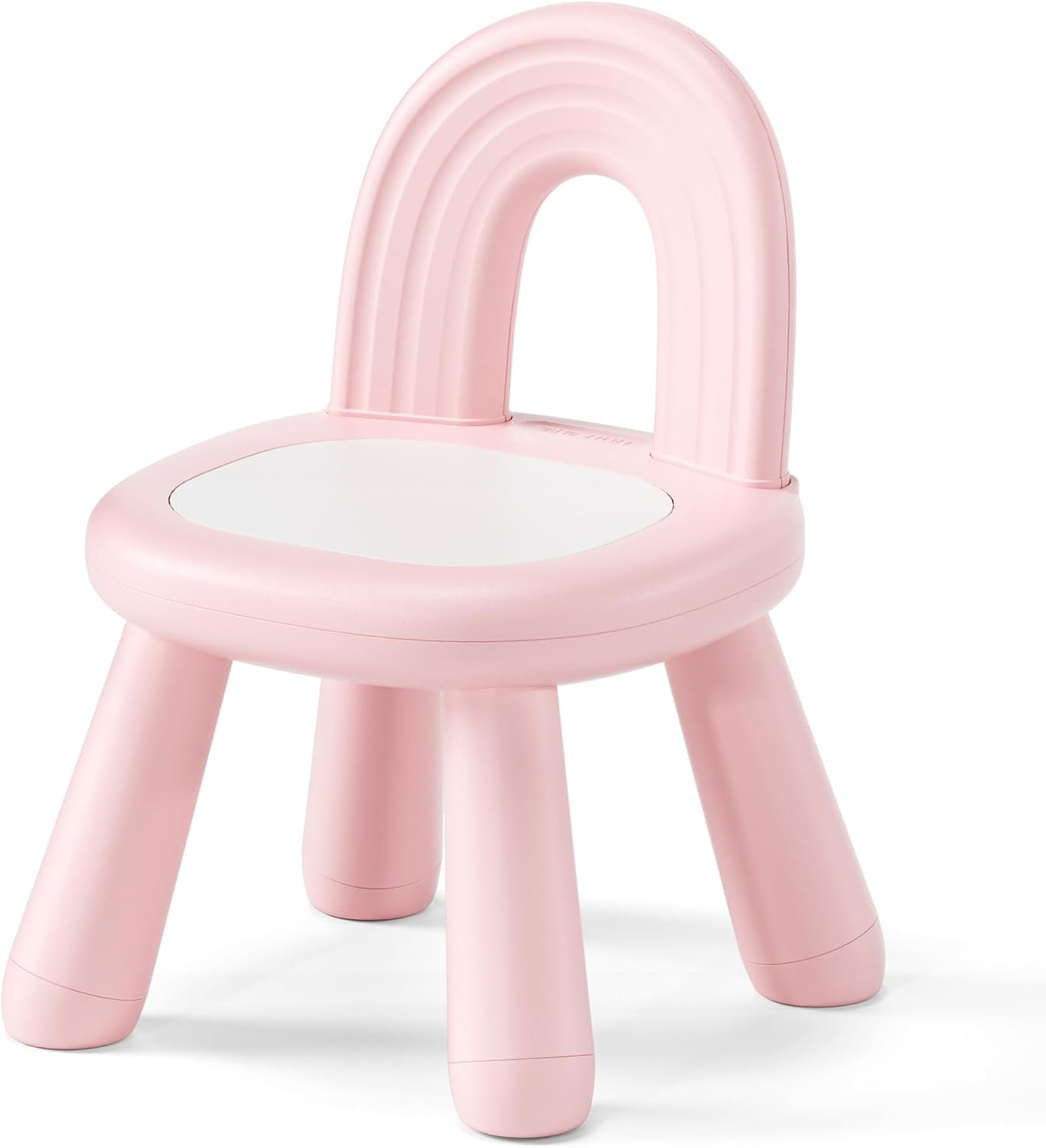 1-3, KidBloom Toddler Chair, Sturdy Anti-Tip Kids Chair, Lightweight Small Plastic Child Chair for Toddlers Rainbow