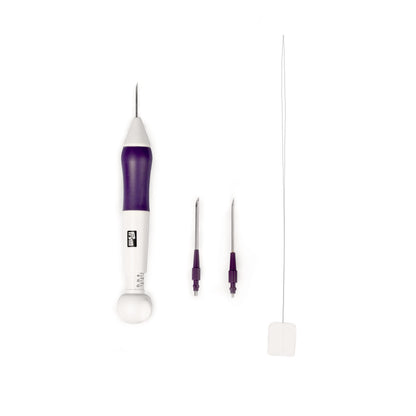 Prym Punch needle, 1,3 mm / 1,6 mm / 2,2 mm, White/Plum Blue