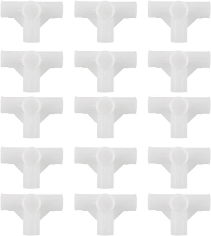 13mm 4 15 uxcell Shoe Rack Accessories Connectors, Inner Diameter for Repair Assembled Wardrobe Way, Replacement