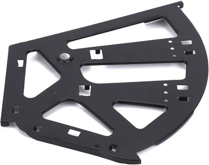 Pissente Black Cold Rolled Steel Shoe Cabinet Hinge, Three Layers Flip Frame Shoe Rack Hardware Accessories