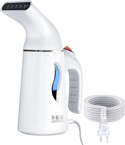 S·K·G SOUKENGEN Garment Steamer - Portable 150ml Travel Steam Iron for Clothing Wrinkle Removal, 110V