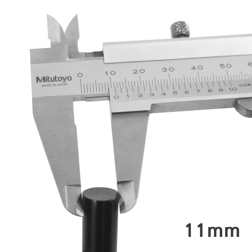 BEARHUNT Strong Hot Melt Glue Gun Sticks bulk (0.43" X 9.84"_2lb - Black)