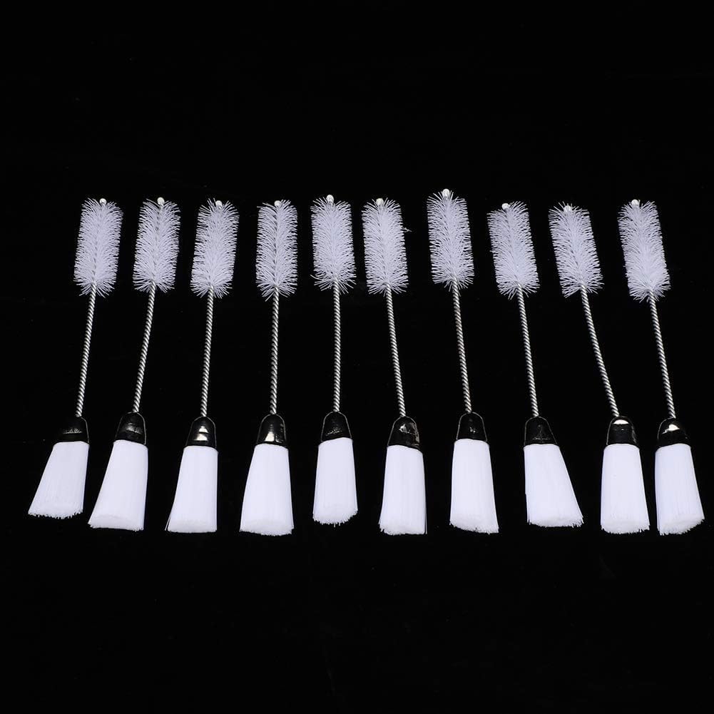 10pcs Nylon Tube Brushes Set, Double Ended Cleaning Brush for Sewing Machine, Dust Removal Tool for Home, Automobile,