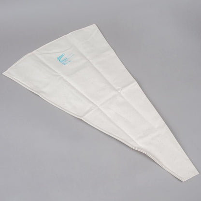 Ateco 3224 24" Canvas Pastry Decorating Bag - Durable Heat Resistant, Hemmed Tip, French Seamed Side