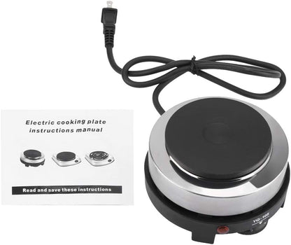Mini Stove, Portable US Plug 110V 500W Electric Mini Stove Hot Plate, Multifunction Home Heater (5.3x3.9x3inch)