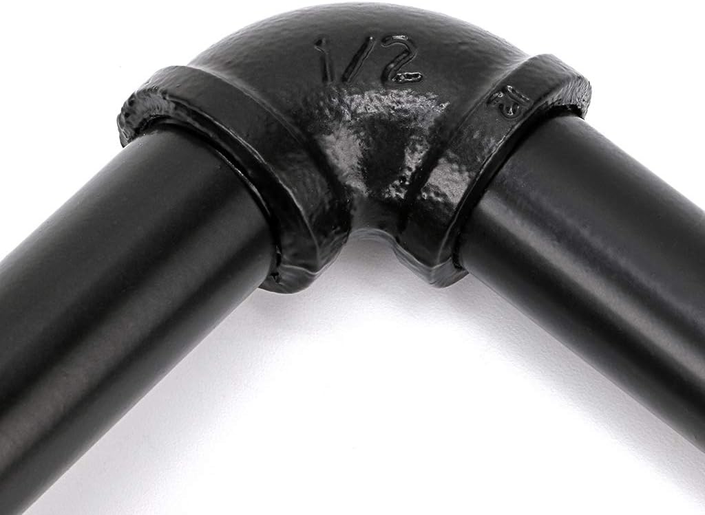 Sumnacon Industrial Iron Pipe Paper Towel Holder, Wall Mounted Vintage Style Roll Tissue Holder for Bathroom, Kitchen