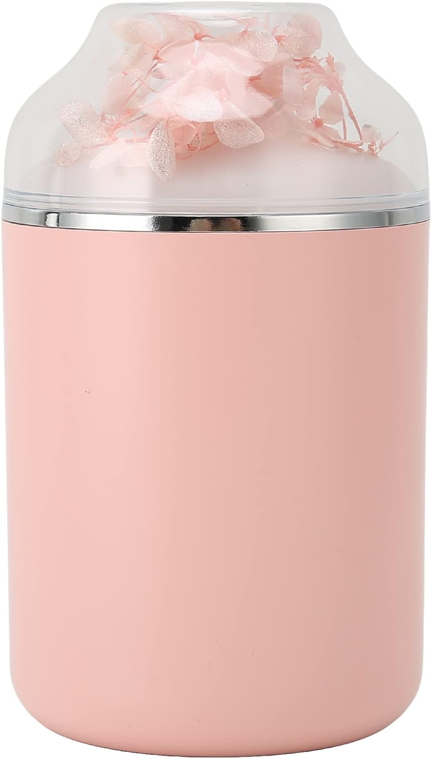 Colorful Mini Humidifier, USB Desktop Humidifier for Car, Office, Bedroom, Auto Shut Off, 2 Mist Modes - Sakura