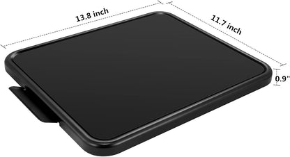 Kitchen Appliance Sliding Tray - Coffee Maker Rolling Tray for Kitchenaid Mixer, Toaster, Blender Storage (Steel)