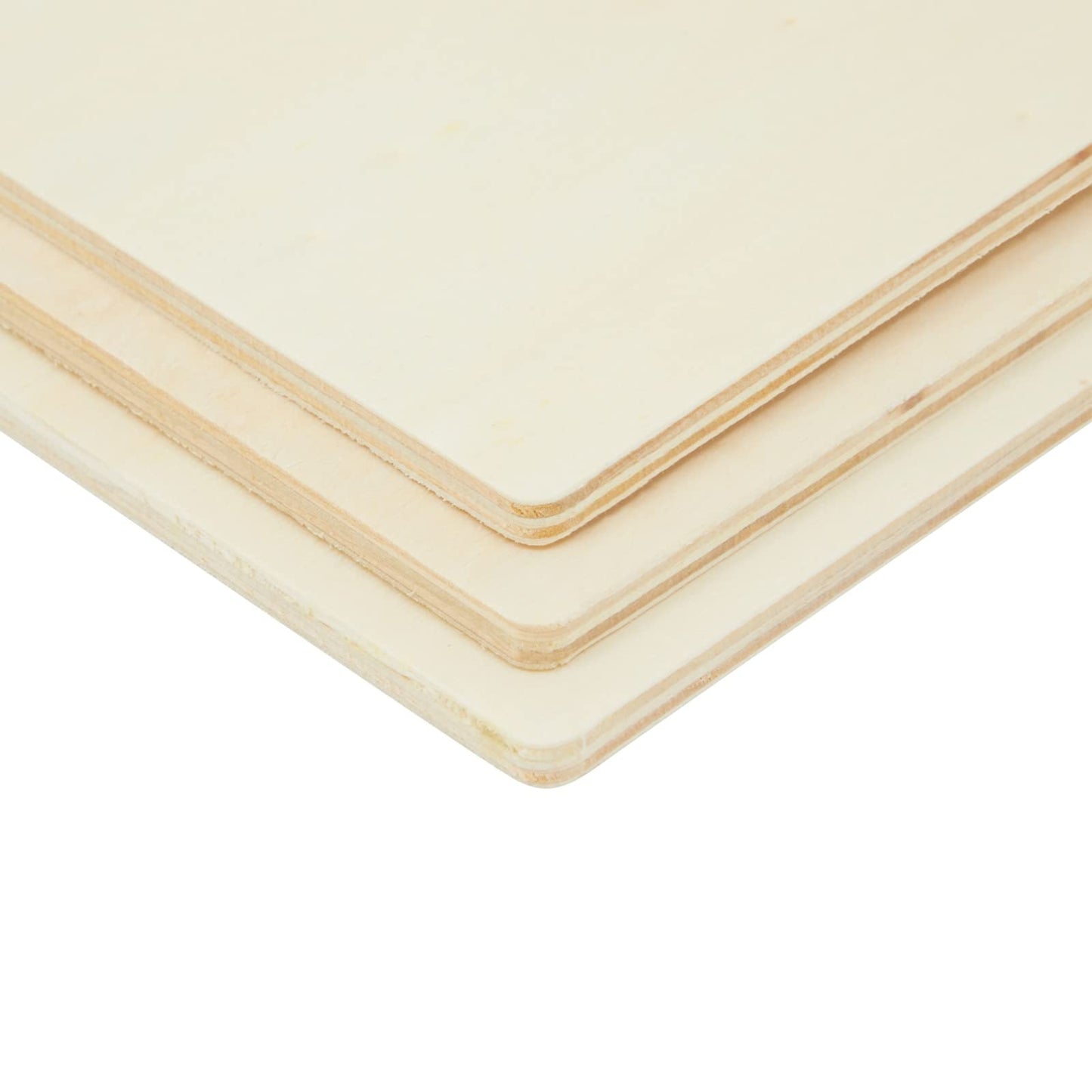 Juvale Rectangle Wood Boards for Crafts - 4-Pack, 15.5" x 9.8" x 0.2", Brown Poplar Plywood - Smooth Sanded Surface for Painting & Staining - Unfinished Craft Boards & DIY Wooden Signs