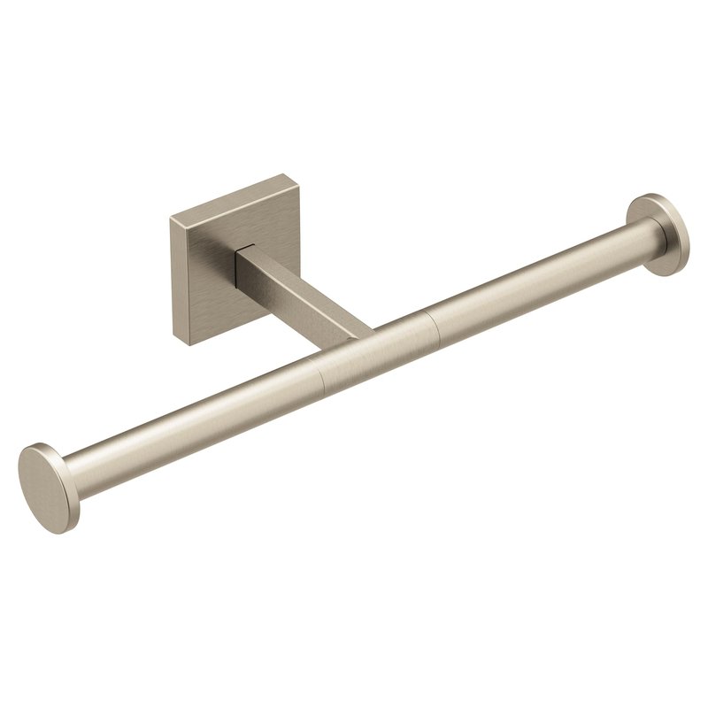 Moen BP1888BN Triva Double-Post Toilet Paper Holder, Brushed Nickel