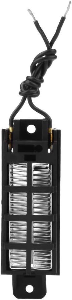 12V 50W PTC Ceramic Air Heater, Automatic Constant Temperature Electric Heater with Bracket