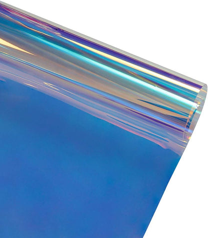 Sunice 27 x 79 inches Colorful Decorative Privacy Window Films, Self-Adhesive Anti UV DIY Home Sticker