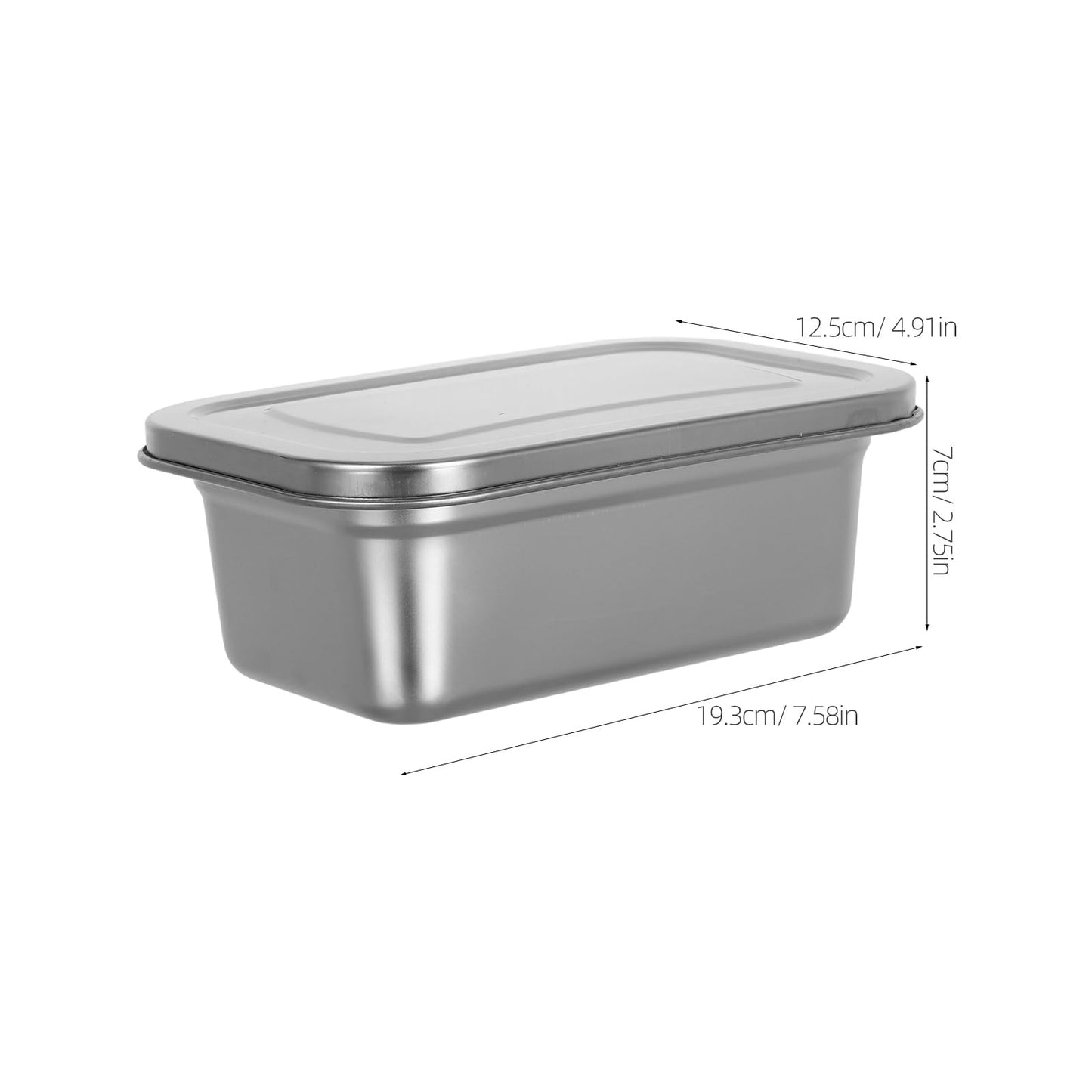 MAGICLULU 2Pcs Stainless Steel Ice Cream Containers, 40 oz Small Homemade Ice Cream Tubs Freezer Storage with Lids, Reusable Sorbet & Gelato Keeper for Kitchen Use and Dessert Food Preservation