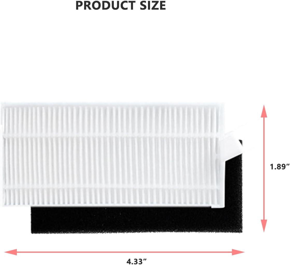 4 PCS HEPA Filter Replacement for Eufy L35 Sweeper | Robot Vacuum Cleaner Accessories