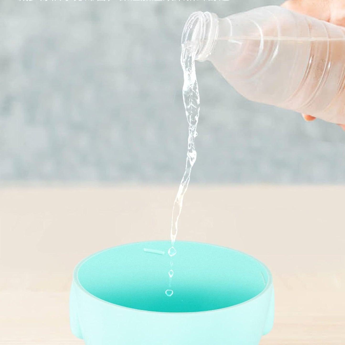 Cute Pet Humidifier, Moisturizing Soft Mist Mini Desktop Humidifier with 230ml Water Tank for Bedroom (Cow)
