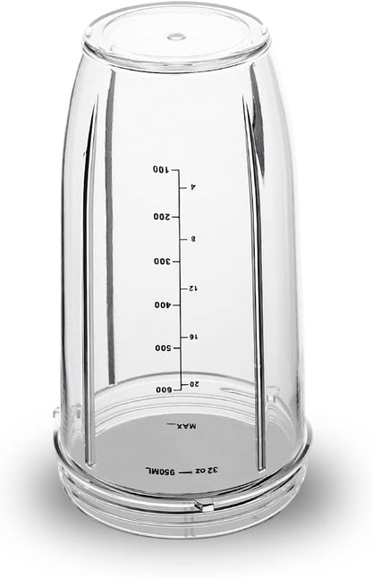 Replacement Parts Cups, Compatible with Nutribullet Blender 600W & 900W, 32oz