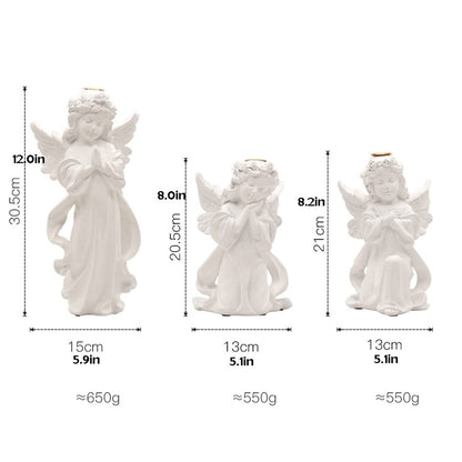 Candlestick Holders Retro Angel Candle Holder Romantic Candlelight Dinner Candle Holder Ornament Wedding Scene Arrangement Props Gift Decorations Candle Holders (Size : C)