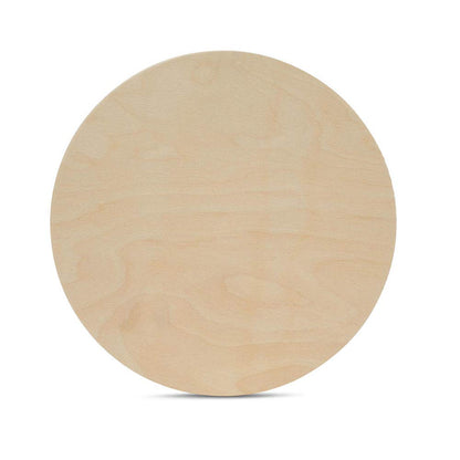 Wood Circles 13 inch 1/2 inch Thick, Unfinished Birch Plaque, Pack of 1 13 inch Wood Circle for Crafts and Blank Sign Rounds, by Woodpeckers