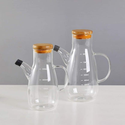 Vinegar Bottle Oil Pot - High Borosilicate Glass Oiler Oil Dispenser