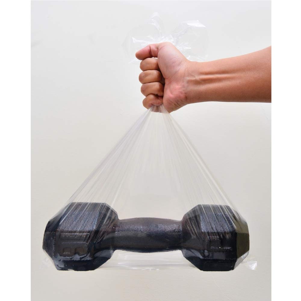 Wowfit 100 CT 10x15 inch 1.1 Mil Clear Plastic Flat Open Poly Bags – Great for Vegetables, Fruits, Bread, Handmade Crafts, Gift Packaging, and More