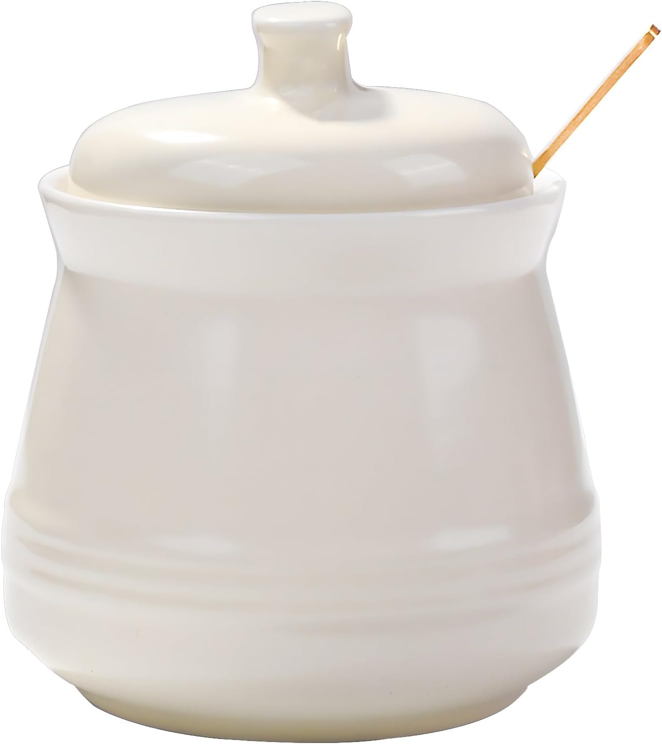 Sugar Bowl with Lid and Spoon, Ceramic Multi-Function Sugar Container for Kitchen Storage Organization