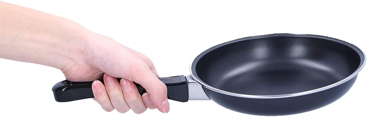 AUNMAS Nonstick Frying Pan, Mini Stainless Steel Cooking Pan, Thickened Wall, Induction Cooker Gas Stove