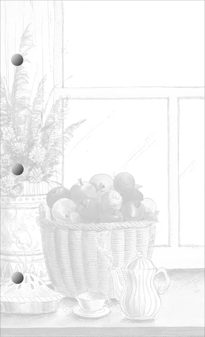 Meadowsweet Kitchens Unlined Recipe Page Refill Pack for Family Recipe Organizer