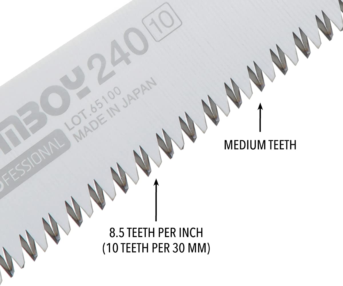 Silky GomBoy Professional Folding Saw 240mm Medium Teeth (121-24)