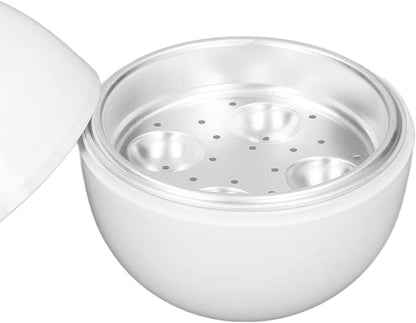 HEEPDD Microwave Egg Cooker, 4 Eggs Capacity Microwave Egg Steamer for Hard Boiled Eggs