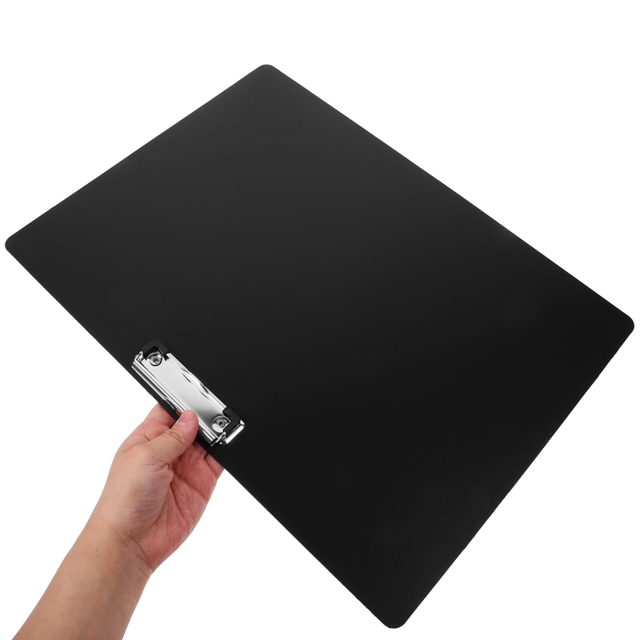 OATIPHO A3 Landscape Clipboard 17.21x12.58In Black Thick Plastic Sketch Board with Metal Clip-Drawing Surface for Blueprints, Spreadsheets, Art Projects-for Architects, Students, Warehouse Managers