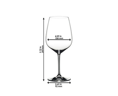 Riedel Heart To Heart Cabernet Sauvignon Glasses, Set of 2