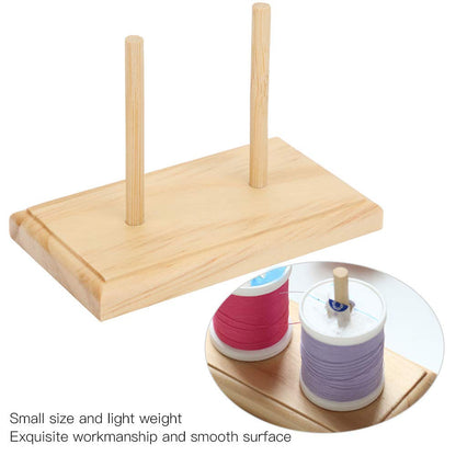 Wooden Bobbin Holder Thread Spool Stand Organizer, Very Useful Tool for Sewing and Embroidery, Craft Tool, Spool Stand, Adjustable Spools