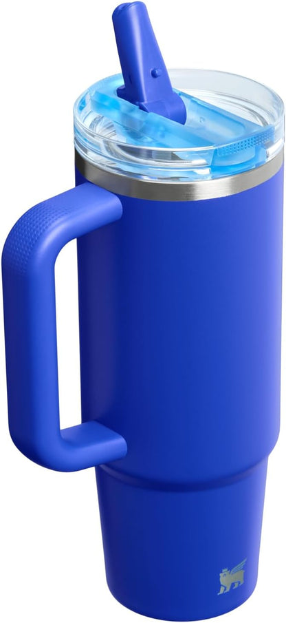 STANLEY Quencher ProTour 30 oz Tumbler - Leakproof Lid, Built-In Straw & Handle | Insulated, BPA-Free, Cobalt