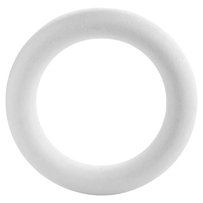 Bright Creations Foam Wreath Form - 10 Inch, White, Set of 4, Round - Wreath Frame for DIY Crafts & Floral Decor