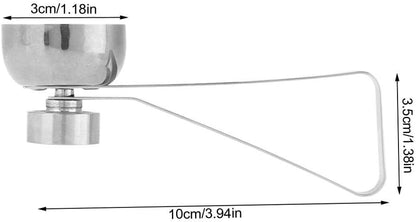 Fdit Egg Topper Cutter - Stainless Steel Eggshell Opener for Soft or Hard Boiled Eggs