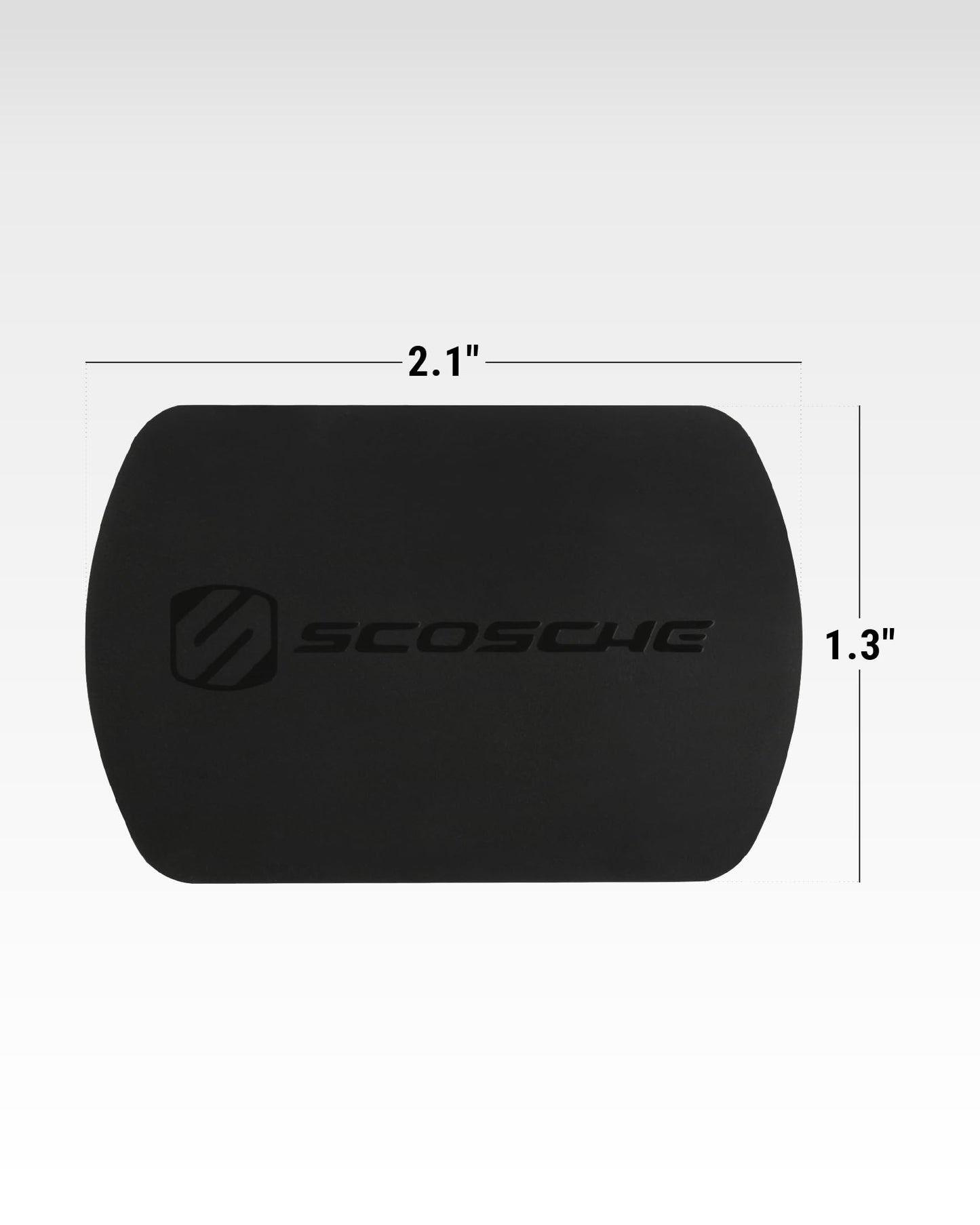 Scosche MAGRKI MagicMount Replacement Metal Plate Kit for Phone, Metal Plates for Magnetic Mount Cell Phone Holder for Car, Universal with All Devices and Phone Case, Black