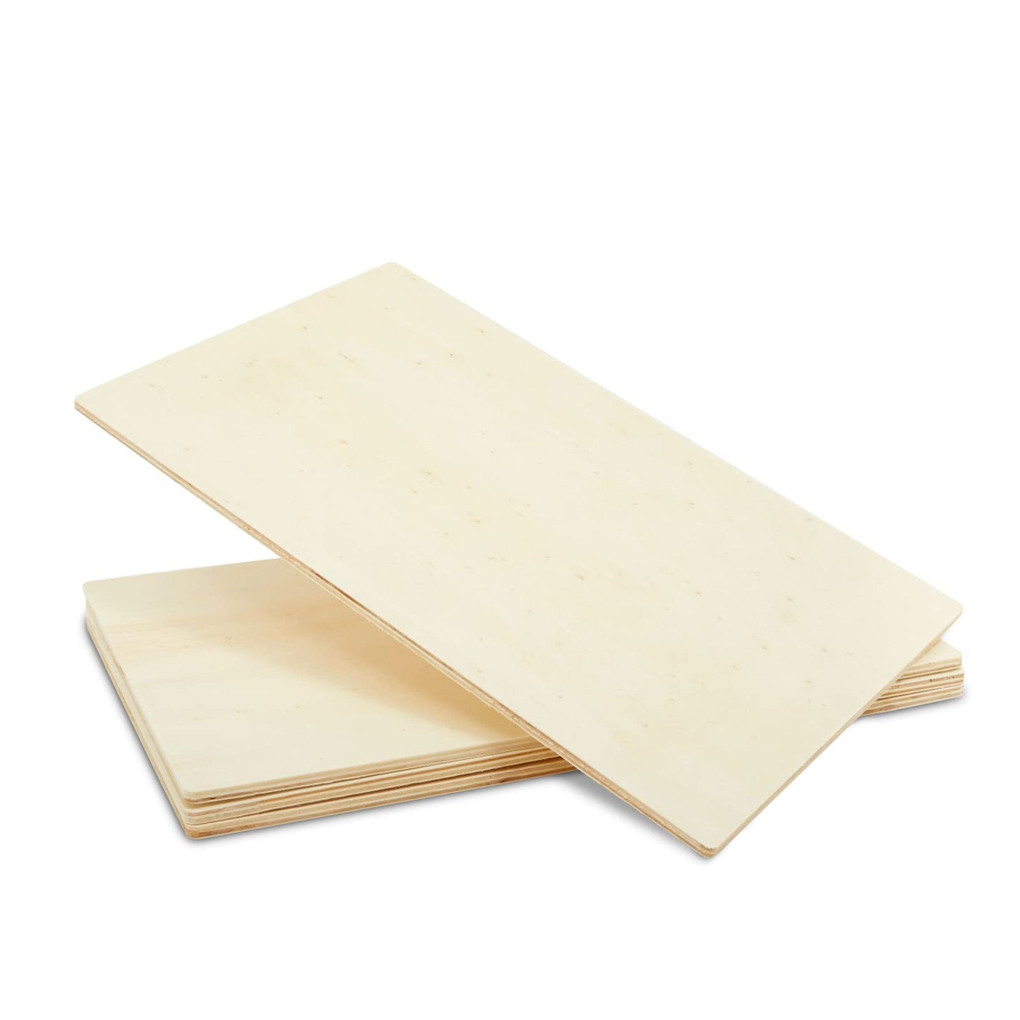 Juvale Rectangle Wood Boards for Crafts - 4-Pack, 15.5" x 9.8" x 0.2", Brown Poplar Plywood - Smooth Sanded Surface for Painting & Staining - Unfinished Craft Boards & DIY Wooden Signs