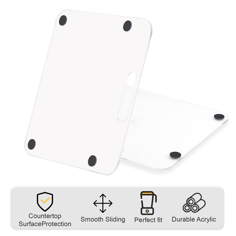 Appliance Slider Compatible with Ninja Espresso Machine, Transparent Acrylic Sliding Tray for Ninja ES601 ES701