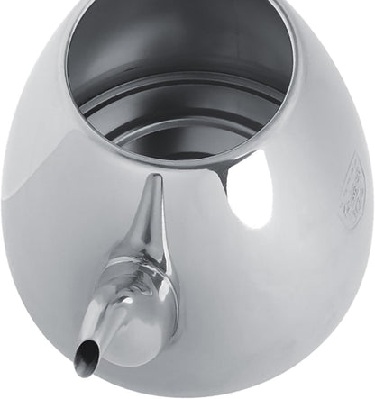 Tea All Black Flame Pattern Stove Top Tea Kettle, Stainless Steel Stovetop Teapot Kettle with Heat Resistant Handle