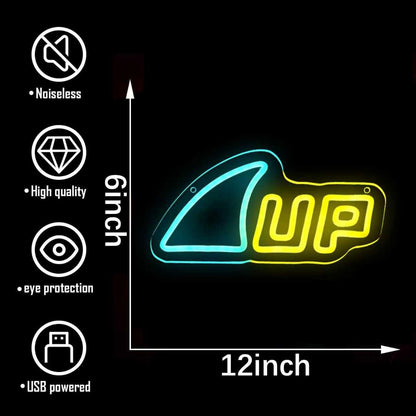 MOERBENCHI Football Neon Sign Football Team Logo Neon Light for Wall Decor, Dimmable Sports LED Sign for Man Cave Party Bar Dorms Bedroom, American Football Club Gift for rugby Fans Teens
