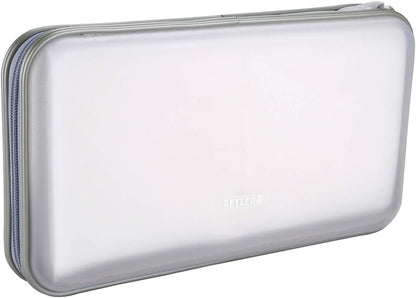 72 Capacity Heavy Duty CD DVD Blu-ray Media Case - Storage Holder Organizer Wallet - Clear