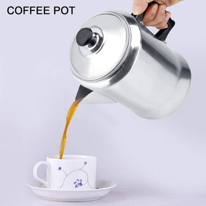 Shipenophy Percolator Coffee Pot, Aluminum Alloy Camping Coffee Maker for Stove Top, Coffee Kettle with Lid