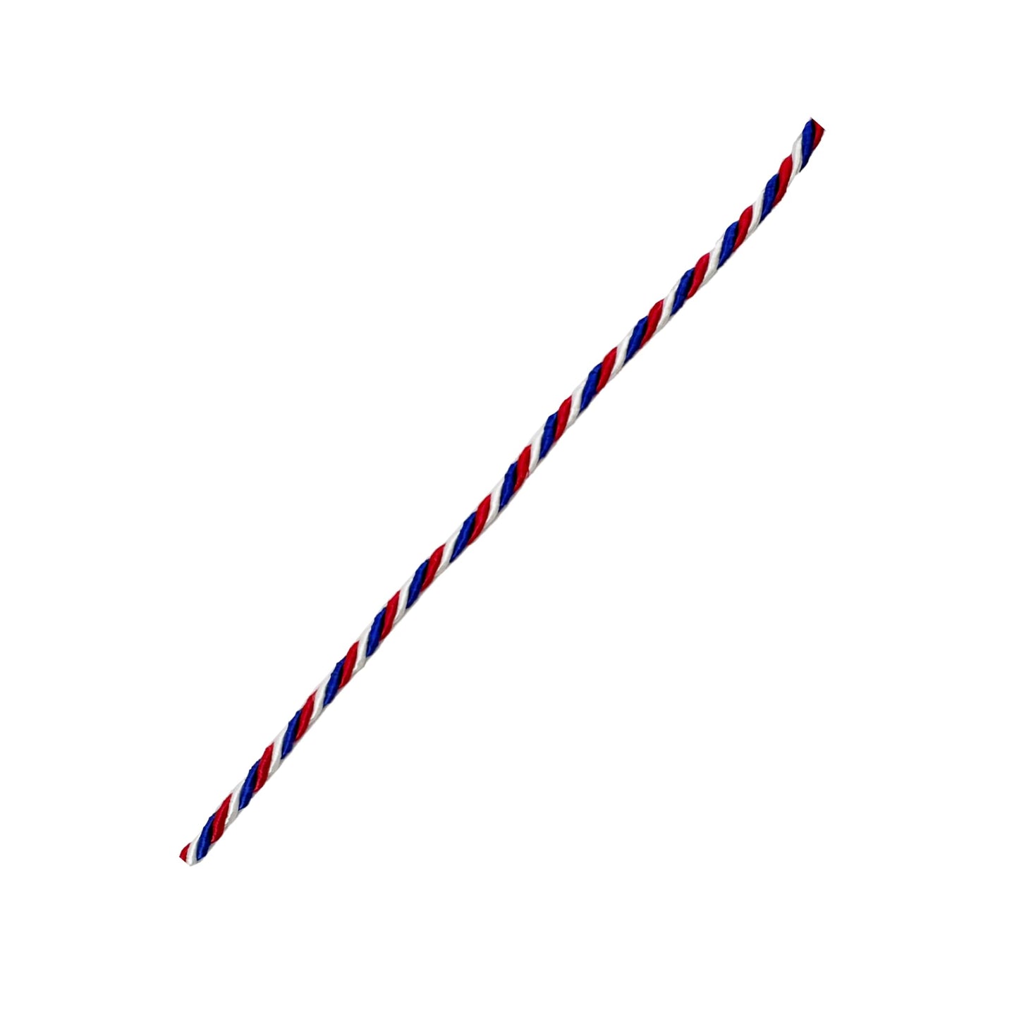 Red/White/Blue 4mm 3/16" Twist Cord – 10 Yards | Decorative Patriotic Trim for Crafts, Sewing, Gift Wrapping, and Home Décor