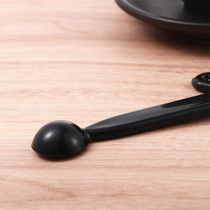 2 Pcs Coffee Machine Cleaning Brush with Spoon Tool Set for Home Kitchen