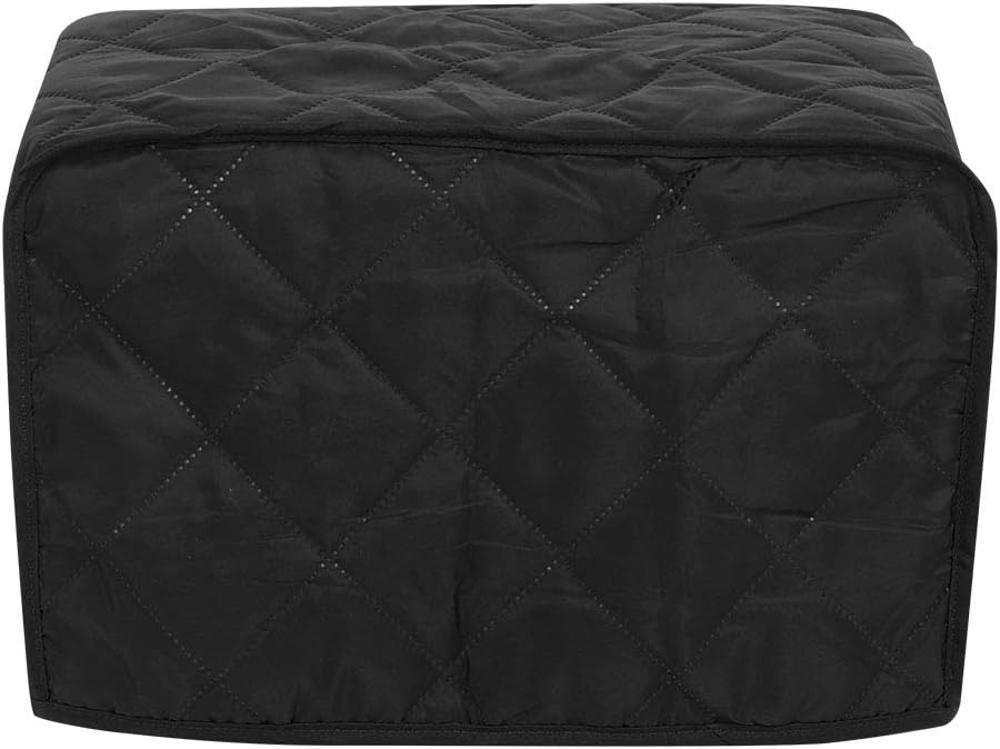 Cooker Cover Protector, Quality Polyester Pongee Dust Cover for Electrical Appliances (Black, 40.6 * 23 * 25.4cm)