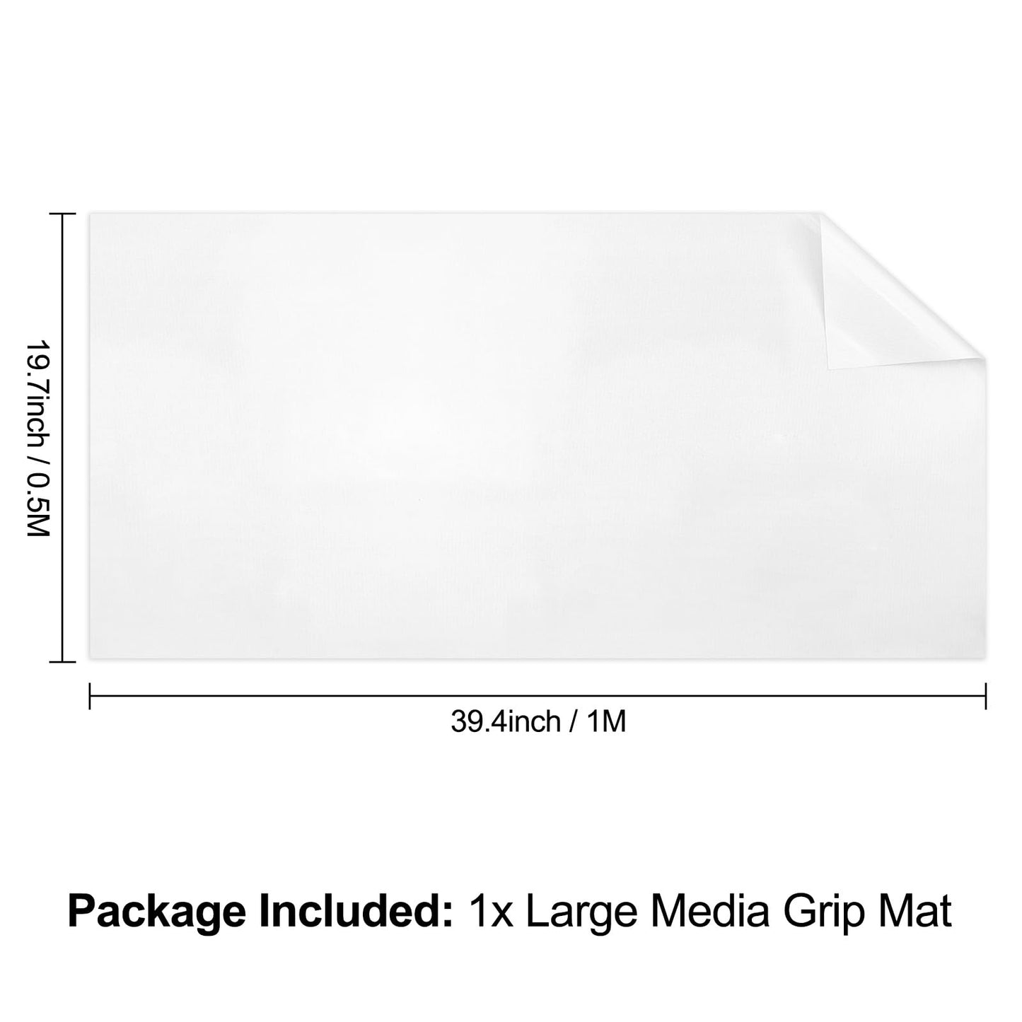 39.4 x 19.7inch Silicone Mats for Crafts Translucent Cuttable Large Media Grip Mat Heat Resistant Non-Slip Craft Mat for Ink Blending Stamping Stenciling Jewelry, Epoxy Resin,Glitter Slime, DIY Sheet
