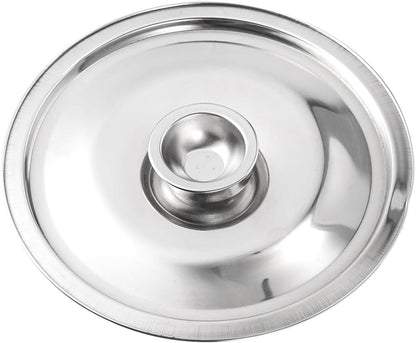 Stainless Steel 12 Inch Pan Lid, Dome Cover for Fry Pan, Spices Pots, Condiment Jar Cover