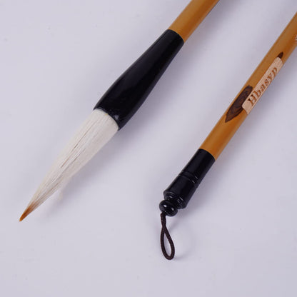 Hbasyp Chinese Traditional Calligraphy Brush/Chinese Calligraphy Watercolor Sumi Drawing Brush Wool/Painting Sumi Set((L + M + S))